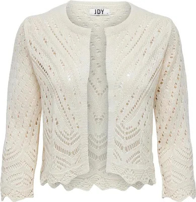 Produktbild von JDY Kurze 3/4 Struktur Strickjacke Häkelspitze Cardigan JDYSUN Größe: XL