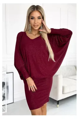 Produktbild von Kleid NUMOCO A402-4 ROT Größe: S/m