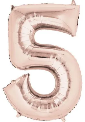 Produktbild von Balon 100Cm Cyfra Różowe Złoto 5