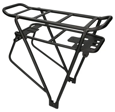 Produktbild von windmeile | Gepäckträger für Akkus mit 431x156x68mm, Aluminiumlegierung, Schwarz, 4 Befestigungspunkte, 431x156x68mm, E-Bike, Elektro Fahrrad, Pedelec