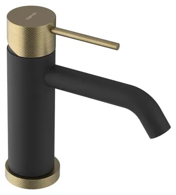 Immagine prodotto di Miscelatore per lavabo ULTRASAN, nero opaco/oro opaco