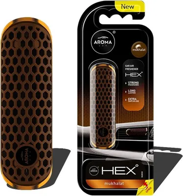 Produktbild von Polymer-Lufterfrischer HEX Aroma Fancy Shapes Mukhalat Duft für Auto