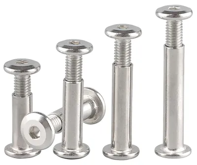 Produktbild von Möbelschrauben, Verbindungsschrauben M6x35mm - Set mit 10 Stück, Edelstahl