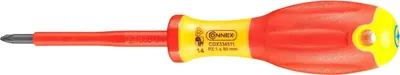 Produktbild von Connex-Schraubendreher Kreuz pz1 80 mm isoliert 1kv1c