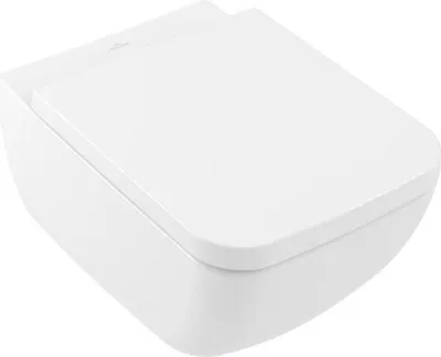 Immagine prodotto di Collaro, Villeroy & Boch, pack WC combiné, rectangulaire, suspendu, DirectFlush, 375x560x340mm, 4626HSR1, 4626HSR1