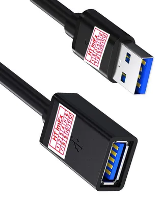 Produktbild von 1m USB 3.0 Verlängerungskabel Verlängerung Highspeed USB A Stecker auf A Buchse