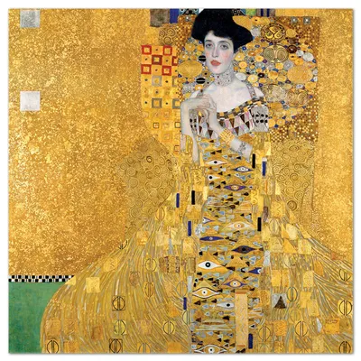 Image de Giallobus - Portrait d'Adele Bloch-Bauer I - Gustav Klimt - 70L x 70l cm - Tableau - Verre acrylique