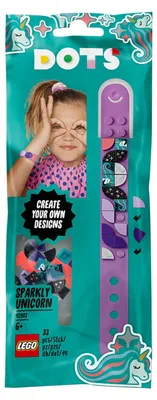 Immagine prodotto di LEGO Dots Braccialetto Unicorno Scintillante 41902