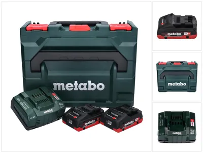 Obrázek produktu pro Základní sada Metabo LIHD + 2x akumulátor 4,0 Ah + nabíječka + metaBOX ( 685130000 )