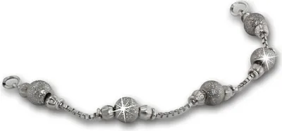 Produktbild von Armäleon Armbänder Kugel Armschmuck 925 Sterling Silber Damen ARD001J