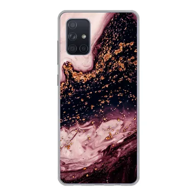 Produktbild von MuchoWow® Handyhülle Schutzhülle Hülle für Samsung Galaxy A51 Marmor - Natursteine - Mineralien Silikon Softcase Handy Hülle - Schutzabdeckung