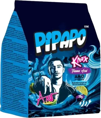 Zdjęcie produktu dla Pipapo Knax Chipsy kukurydziane Chili Flama Azul Produkt 70g