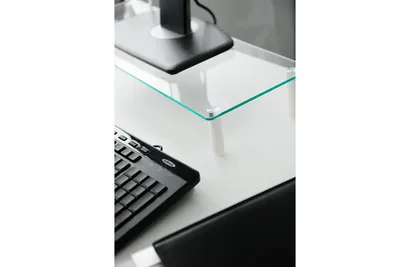 Image de Digitus - Support - pour moniteur - plastique, aluminium, verre trempé - Taille d'écran : 33-81 cm (13"-32") - Support de bureau