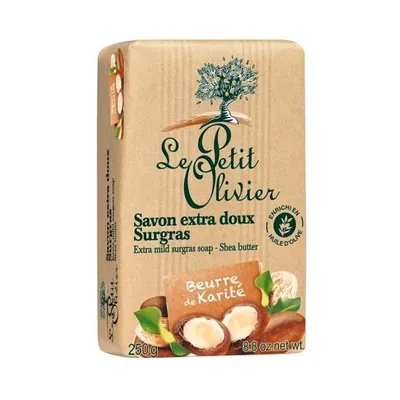 Image de Le Petit Olivier Savon Extra Fin - Beurre de Karité, 250g