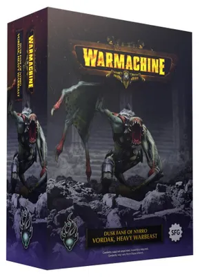 Produktbild von Warmachine Dämmerungsfahne von Nyrro Vordak Schweres Kriegsbestie