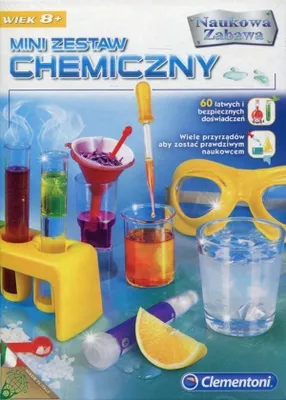 Obrázok produktu pre Clementoni Naukowa Zabawa: Zestaw Chemiczny dla Dzieci 8+, 60 Doświadczeń