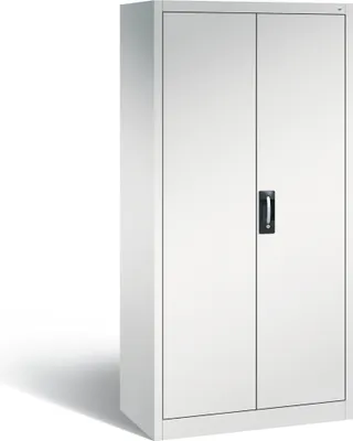 Produktbild von C+P Büro-Drehtürenschrank Acurado | HxBxT 195x93x50cm | Lichtgrau