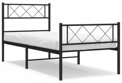 Obrázek produktu pro Kovový rám postele, rozměry 90 x 200 cm, černý
