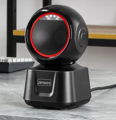 Produktbild von Barcode-Lesegerät - QR-Scanner - 1D 2D - USB - kabelgebunden - stationär - EAN - GS1