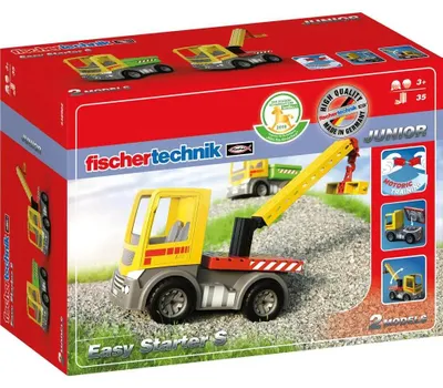 Produktbild von fischertechnik JUNIOR Easy Starter S - Bausatz - Grau - Rot - Gelb - Junge - 3 Jahr(e) - 30 Stück(e) - 320 mm