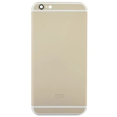 Produktbild von für iPhone 6 Plus Akkufachdeckel Backcover gold Kameraglas Rückseite