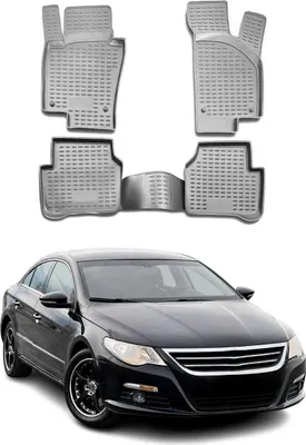 Productafbeelding van OMAC rubberen voetmat, TPE-materiaal, voor VW CC (358)