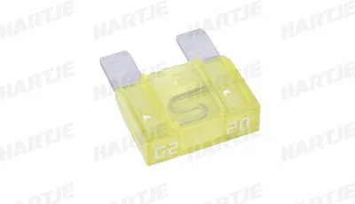 Produktbild von Dresselhaus Maxi-Sicherung Bananenstecker Flachsicherung Maxi 20a 1 Stück gelb