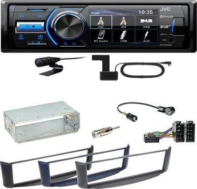 Produktbild von JVC KD-X561DBT Digitalradio Bluetooth USB Einbauset Smart ForTwo 450