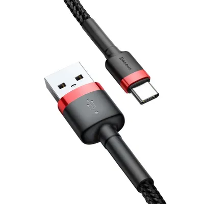 Immagine prodotto di Cavo USB-C Cafule 2A, 2m - Rosso/Nero