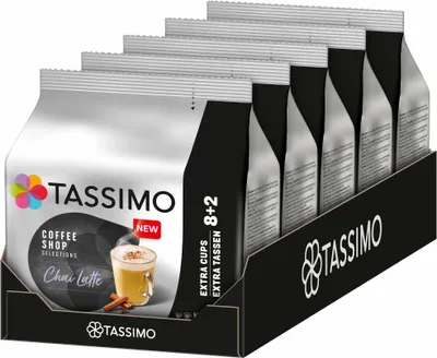 Produktbild von Tassimo Chai Latte, Coffee Shop Selections, Chai Tee, Heißgetränk, 50 T-Discs / Portionen