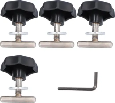 Image de 4 pièces rail de verrouillage boulon en T 7h5883189e Accessoires de rechange Convient pour Multivan Bus T5 T6