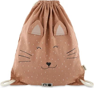Produktbild von Trixie Turnbeutel - Sportbeutel für Kinder Mrs. Cat - wasserabweisend - rosa