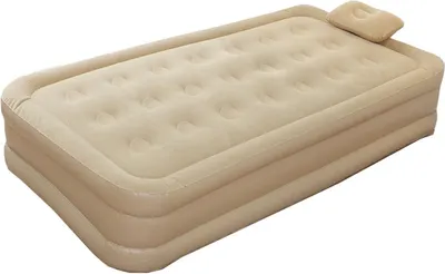Produktbild von Einzel-Luftbett mit integrierter Pumpe, aufblasbar