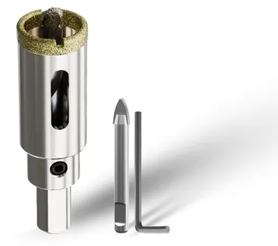 Produktbild von 20-mm-Glasbohrer mit Zentrierbohrung