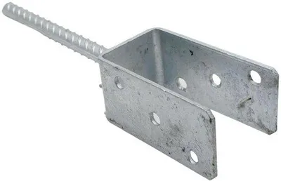 Produktbild von U-Beugeln für Pfosten - Galvanisierter Stahl