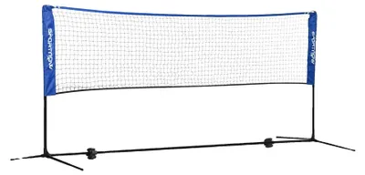 Obrázek produktu pro Síť na badminton, s nastavitelnou výškou, přenosný design, modrá barva