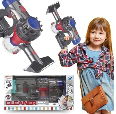 Produktbild von Lolex | Spielzeugstaubsauger - 35 cm - Interaktiv mit Geräuschen - Lernspielzeug für Kinder