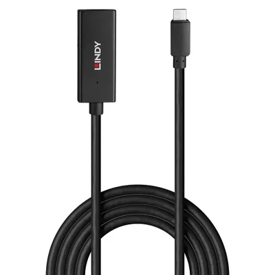 Produktbild von Lindy 43356, USB 3.2 Gen 1 (3.1 Gen 1) Type-C, USB 3.2 Gen 1 (3.1 Gen 1) Type-C, 5000 Mbit/s, Schwarz, Acrylnitril-Butadien-Styrol (ABS), Rundkabel