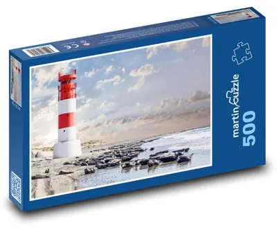 Zdjęcie produktu dla Puzzle 500 Latarnia na Wybrzeżu - martinpuzzle