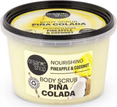 Produktbild von Organic Shop - Körperpeeling Ananas & Kokosnuss - Erfrischend und pflegend - 250 ml - 1 Stück