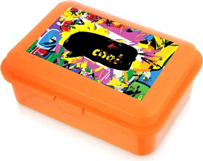 Immagine prodotto di Lunch Box, Arancione, Capacità 750 ml