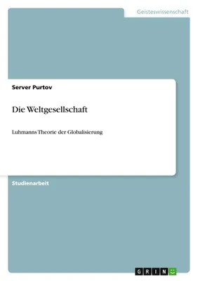 Produktbild von Die Weltgesellschaft