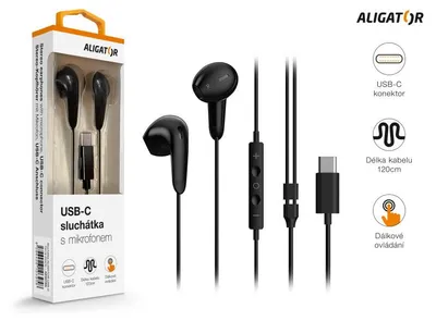 Produktbild von ALIGATOR AE007/USB-C/Schwarz