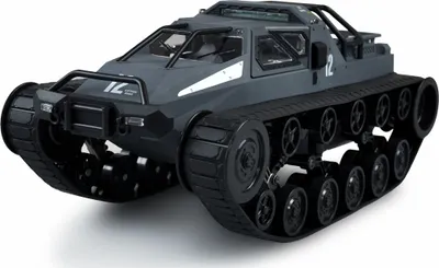 Produktbild von Amewi Military Police Kettenfahrzeug Grau - Elektromotor - 1:12 - Betriebsbereit (RTR) - Blau - Grau - Junge/Mädchen - 14 Jahr(e)