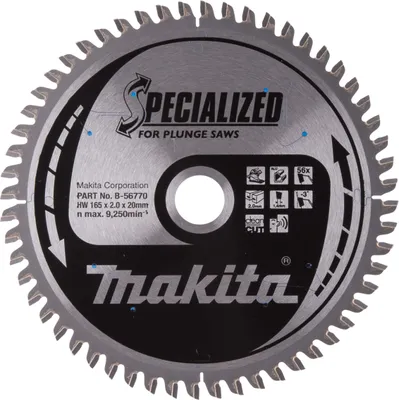 Produktbild von Makita SPECIALIZED Sägeblatt 165x20x56Z