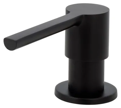 Produktbild von Caressi Seifenspender CA203BK schwarz matt, Spülmittelspender