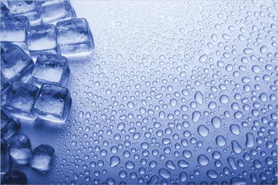 Produktbild von Wallario Poster - Wassertropfen auf Glas, Kunstdruck Größe: 61 x 91,50 cm