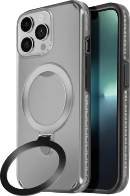 Produktbild von Avizar, MagSafe Hülle für Apple iPhone 13 Pro Max Stoßfest mit Klappständer, Schwarz