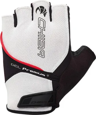 Produktbild von CHIBA Gel Premium - Radhandschuhe kurz, weiß, 3XL