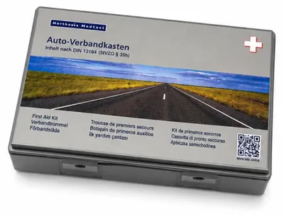 Zdjęcie produktu dla Holthaus Medical 4005058623641, Samochodowa apteczka pierwszej pomocy, Wielo, Plastik, 260 mm, 80 mm, 170 mm